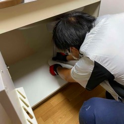 新品 キッチン 取り付け中 新品 キッチン 取り付け中