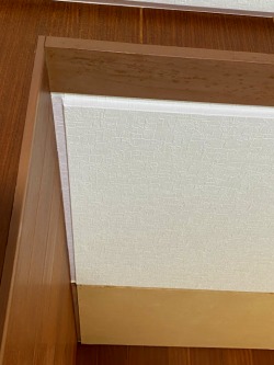 天井地巻き込みクロス 施工後 完成 天井地巻き込みクロス 施工後 完成
