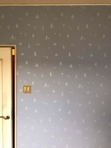子供部屋 ムーミン柄 人気 かわいい クロス張替え 子供部屋 ムーミン柄 人気 かわいい クロス張替え