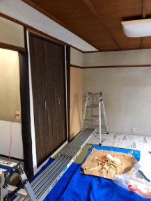 和室 寒々しい部屋 張替え前 和室 寒々しい部屋 張替え前