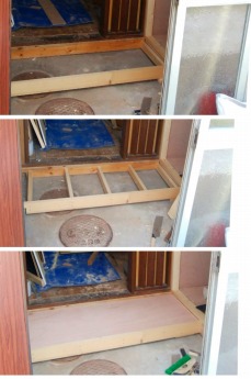 玄関リフォーム 作業工程 玄関リフォーム 作業工程