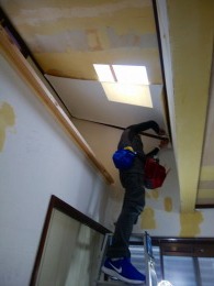 屋根裏部屋 ロフト クロス張替え 屋根裏部屋 ロフト クロス張替え