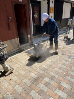 京　町屋　水道工事