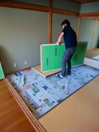 畳の撤去作業 畳の撤去作業