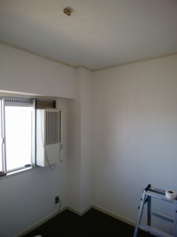 出来上がり 真っ白の広々としたお部屋に。 出来上がり 真っ白の広々としたお部屋に。