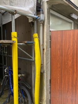 トユの掛け替え 作業前 トユの掛け替え 作業前