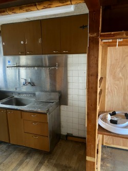 京 町屋 解体 内装工事 キッチン部分 2階 京 町屋 解体 内装工事 キッチン部分 2階