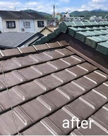 屋根 施工後 屋根 施工後