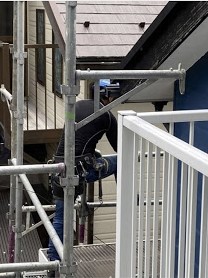 外壁塗装 足場 外壁塗装 足場