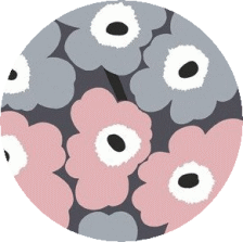 marimekko ワークショップ 壁紙 色見本 グレイ/ピンク marimekko ワークショップ 壁紙 色見本 グレイ/ピンク